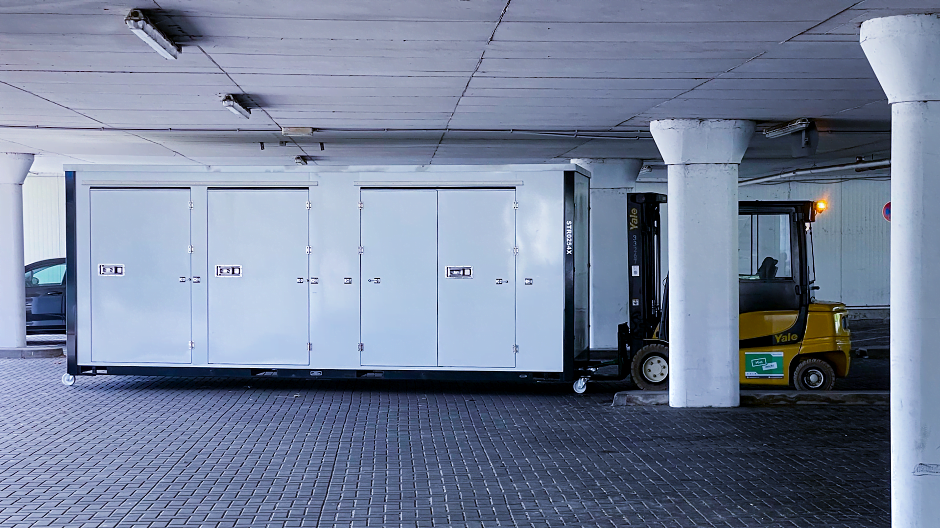 Parkeerplaatsselfstorage2 STREPPEL De Opslagconcurrent Self Storage Park Bouw Project