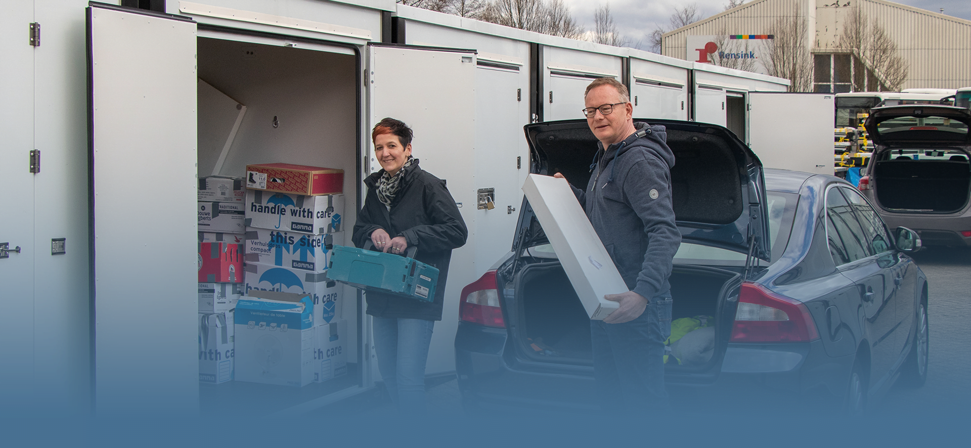 De Opslagconcurrent Self Storage Park Bouw Project