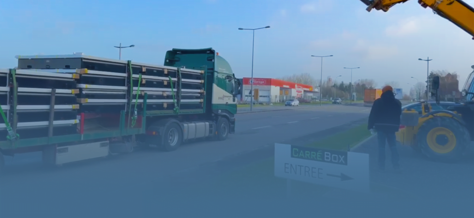 Frankrijk Carrebox STREPPEL De Opslagconcurrent Self Storage Park Bouw Project
