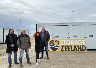 Maarten and Danny at Storage Zeeland site tour