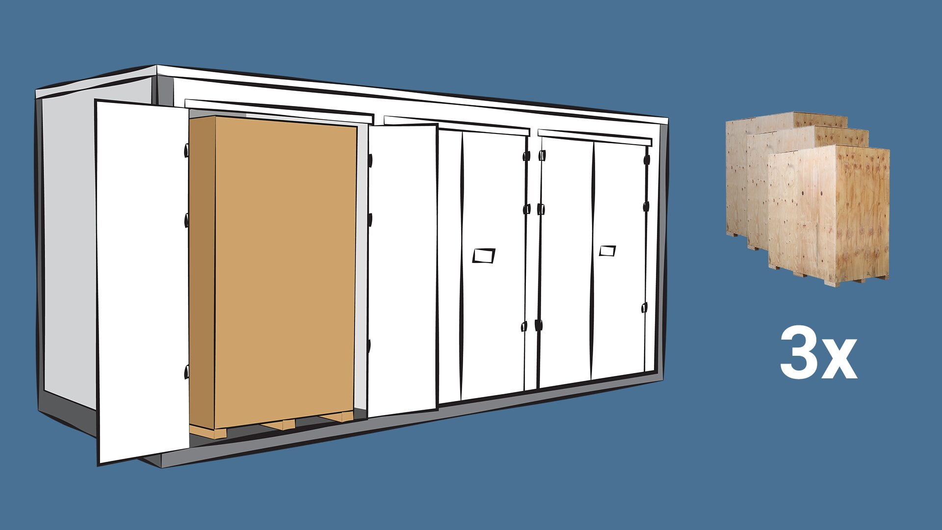 Verhuiscontainer Sketch Z Box