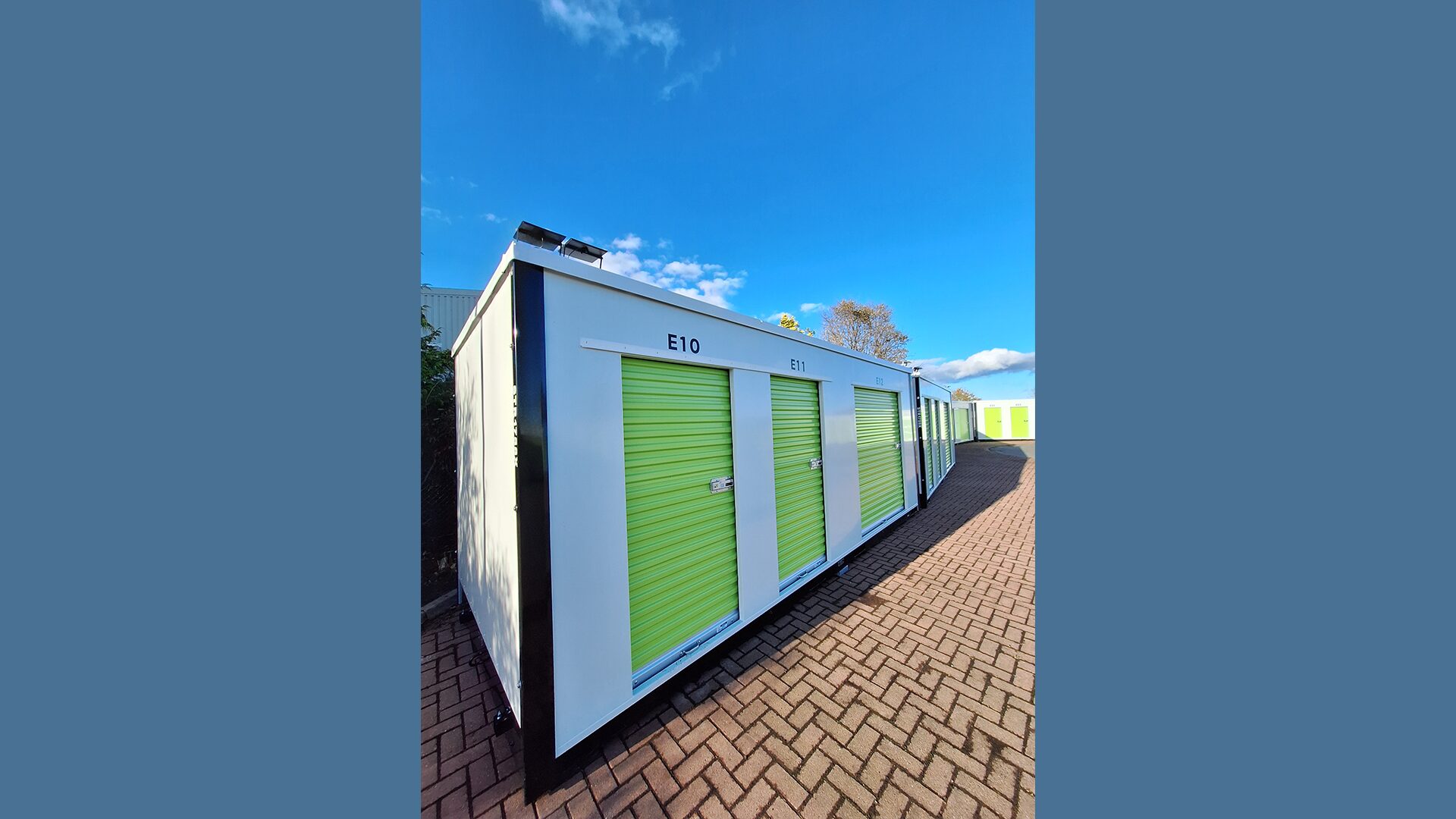 Solar ligths in Storage Den STREPPEL mylock